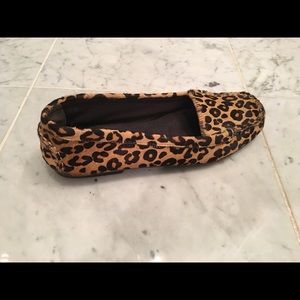Leopard print flats